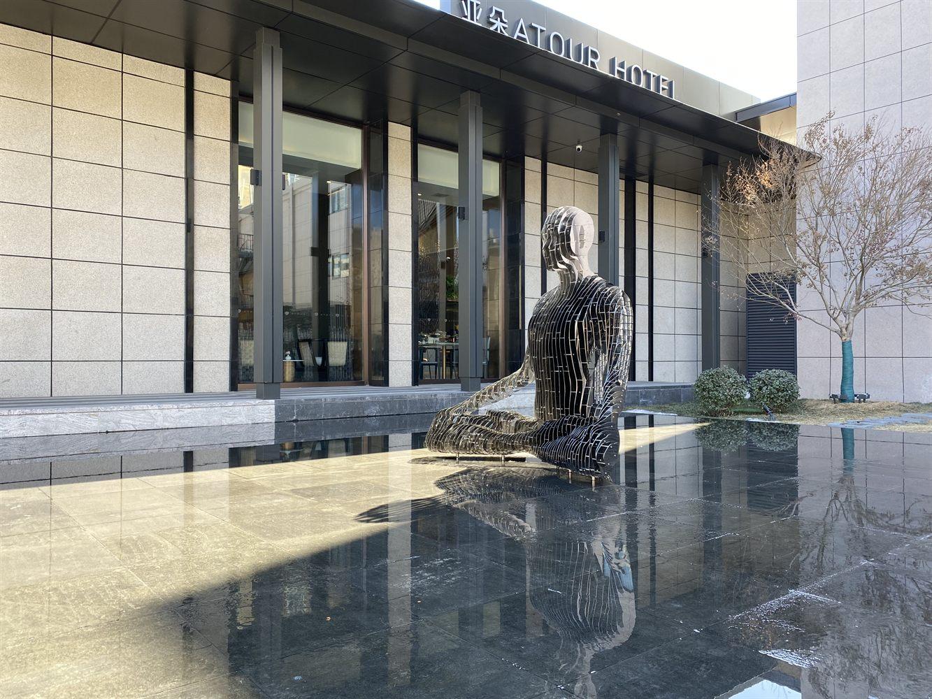 Atour Hotel Stainless Steel Sculpture - FLUX Sculpture
